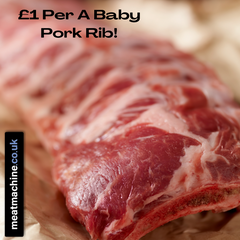 Baby pork ribs - £1 each