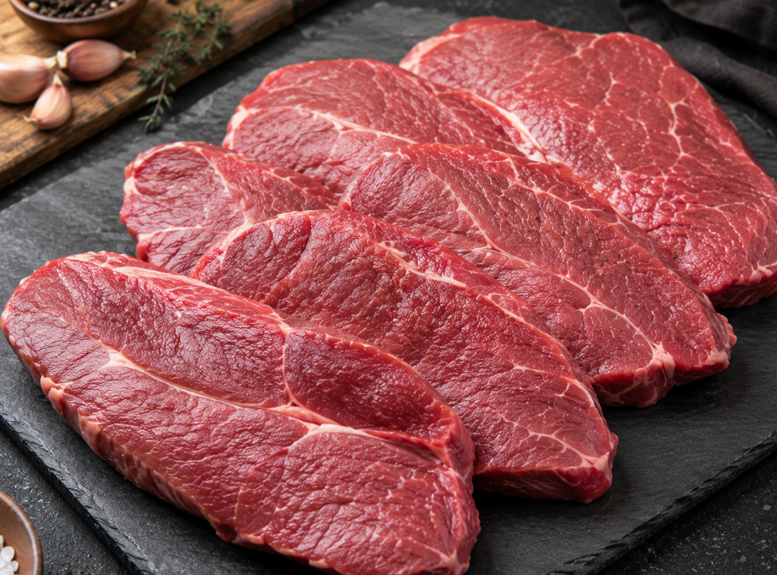 Fresh braising steak – tender British beef ideal for slow cooking and casseroles