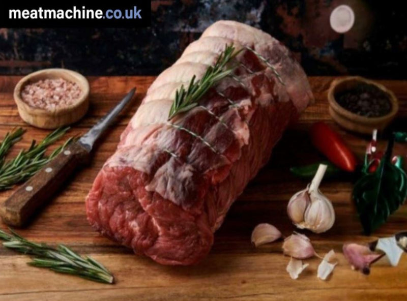Premium British rolled brisket joint ideal for slow roasting