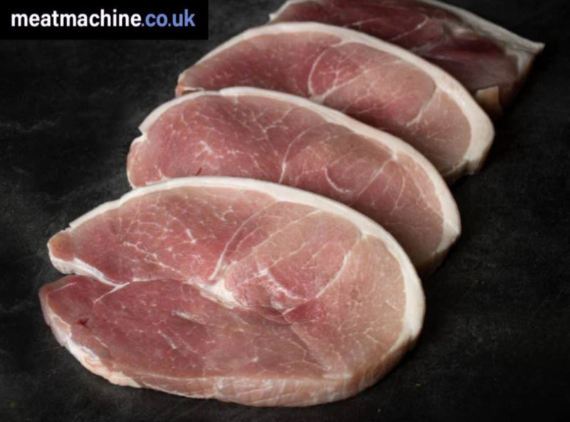 Fresh gammon steaks – premium cured British pork steaks ideal for grilling or pan-frying
