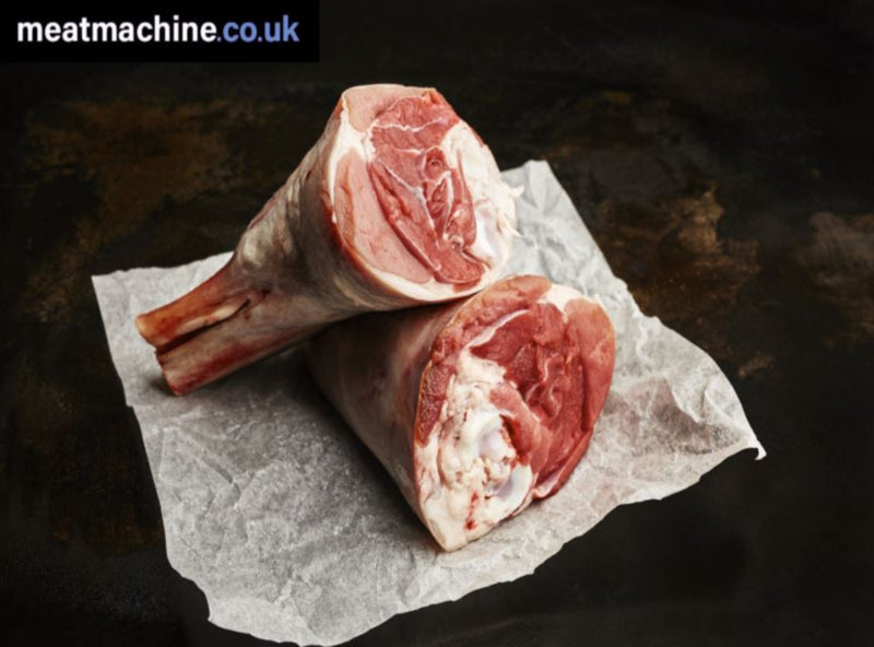 Fresh British lamb shanks – tender slow-cook butcher cuts ideal for braising and roasting