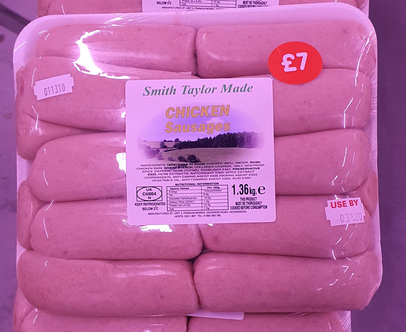 Meat Machine Extra lean chicken sausages