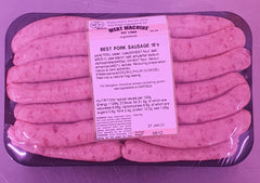 Meat Machine Best Pork Chipolata Sausages.