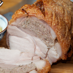 Pork Loin Stuffed With Sage & Onion Sausage Meat