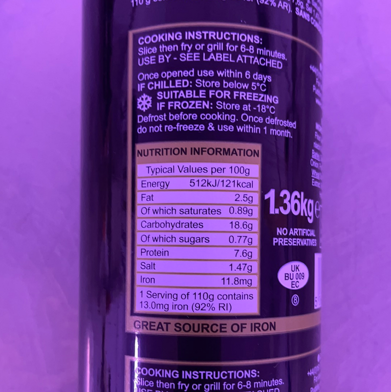Bristol Meat Machine Our Award-Winning Traditional Black Pudding by the “Bury Black Pudding Company”
