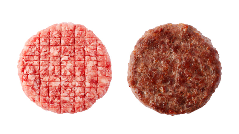 Meat Machine American styled 1/4 pound beef burgers